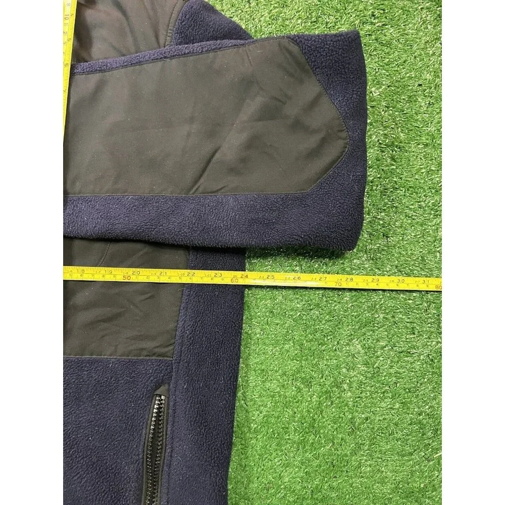 Polo‎ Ralph Lauren Black Fleece Full Zip Up Mens Jacket Size LG Embroidered